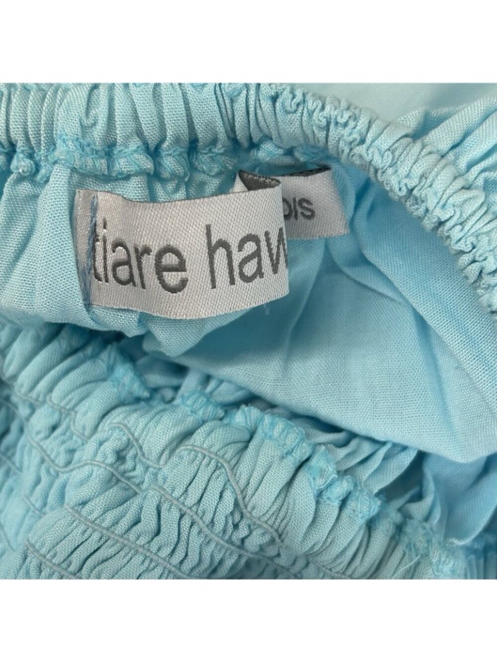 Tiare Hawaii Naia Maxi Dress Women’s O/S Peach Blue Ombre Smocked Boho Beachy - Picture 8 of 16
